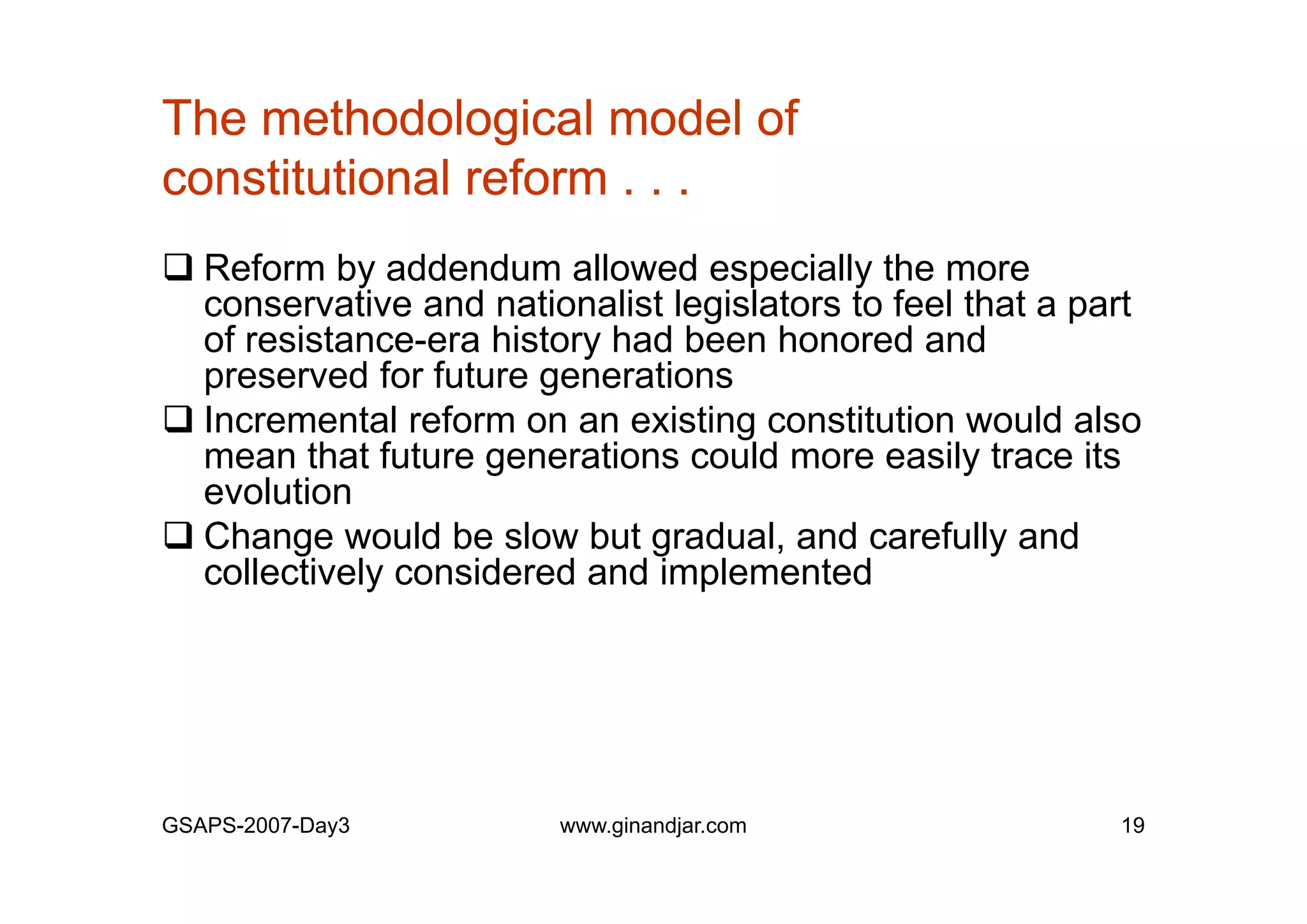 Day 3: Presentation of Individual Mid-term Paper