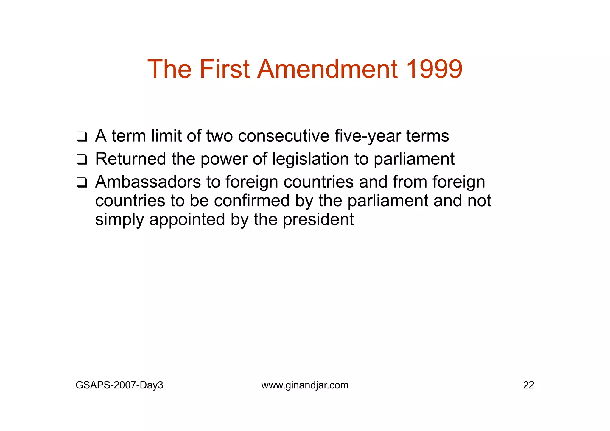 Day 3: Presentation of Individual Mid-term Paper