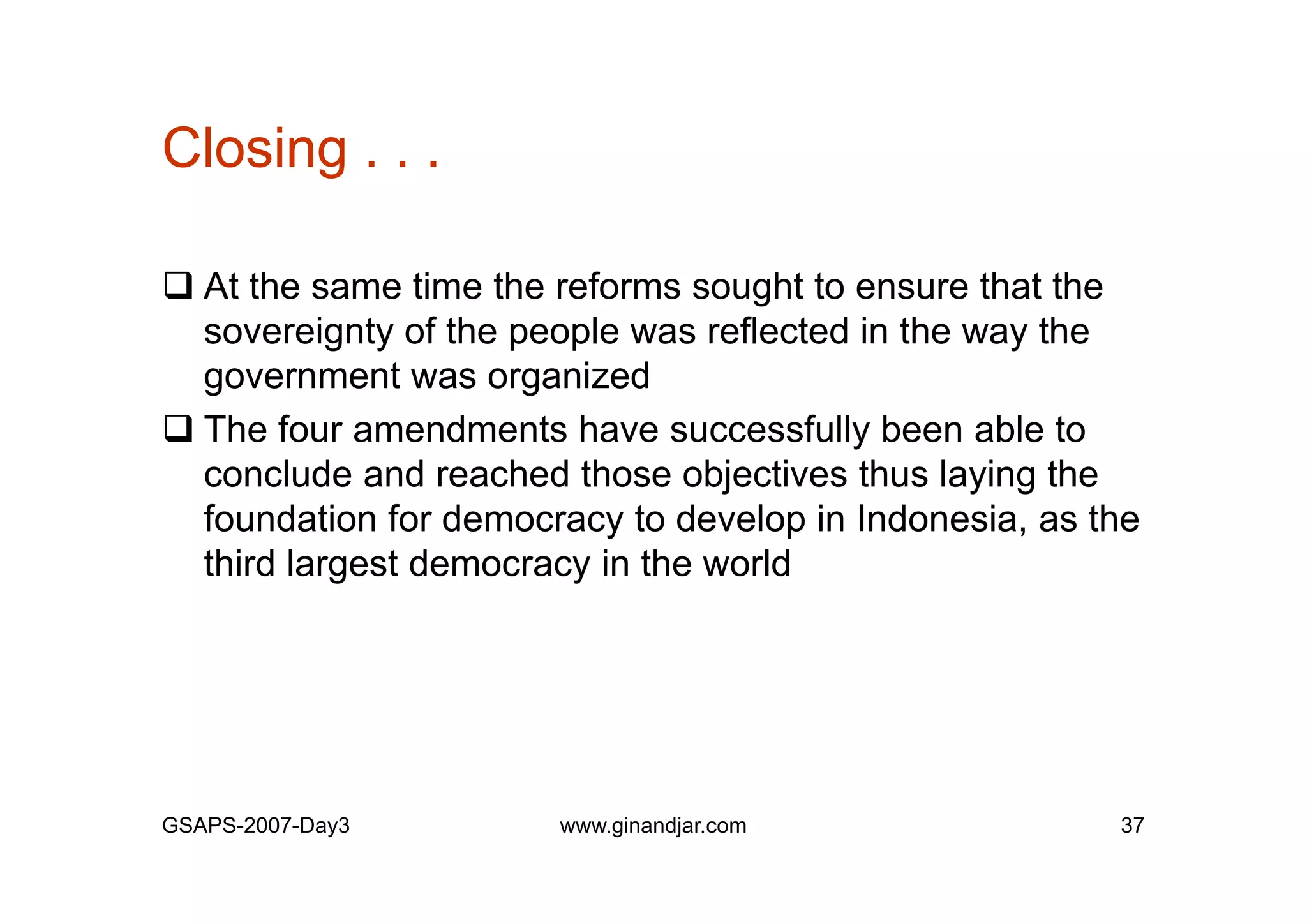 Day 3: Presentation of Individual Mid-term Paper