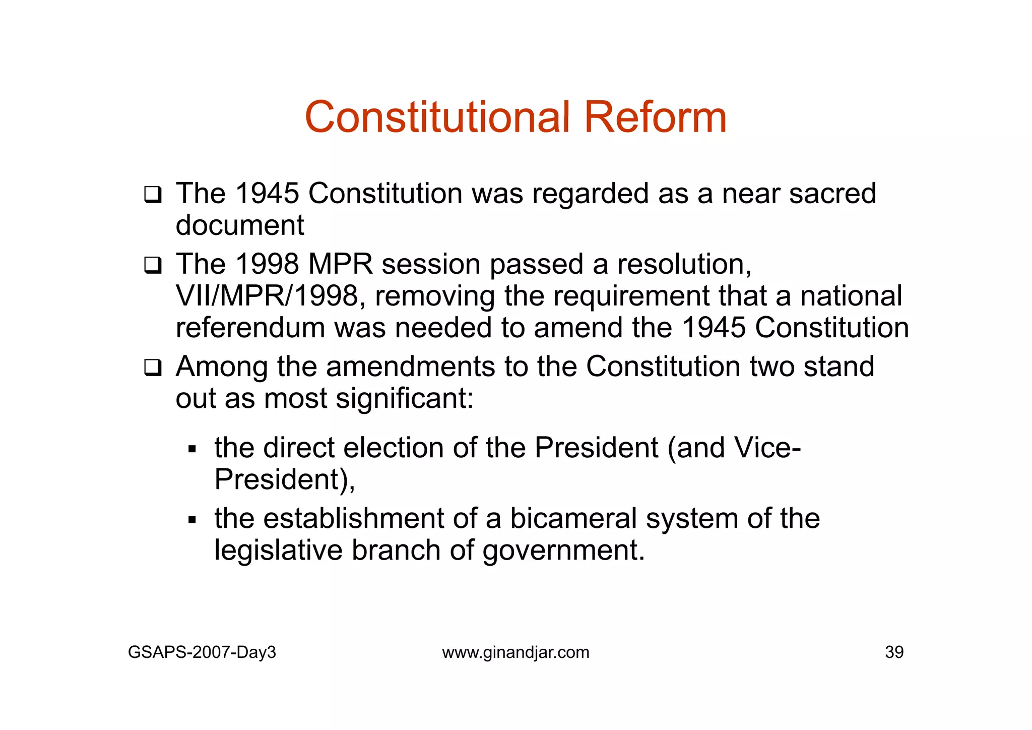 Day 3: Presentation of Individual Mid-term Paper