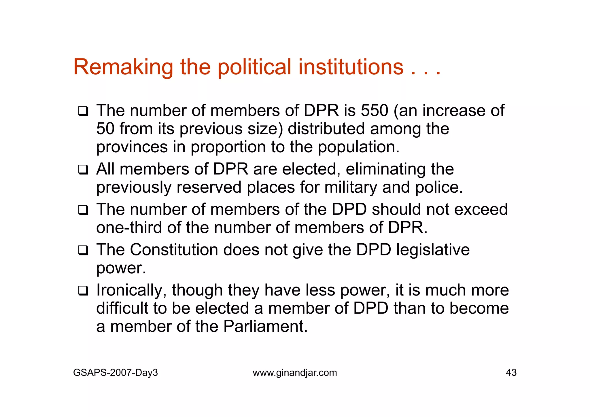 Day 3: Presentation of Individual Mid-term Paper