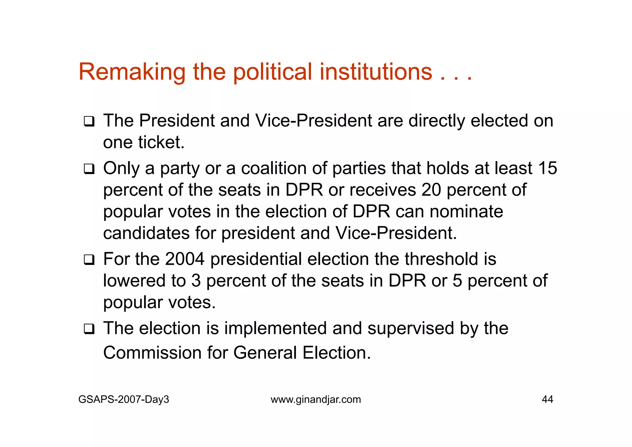 Day 3: Presentation of Individual Mid-term Paper
