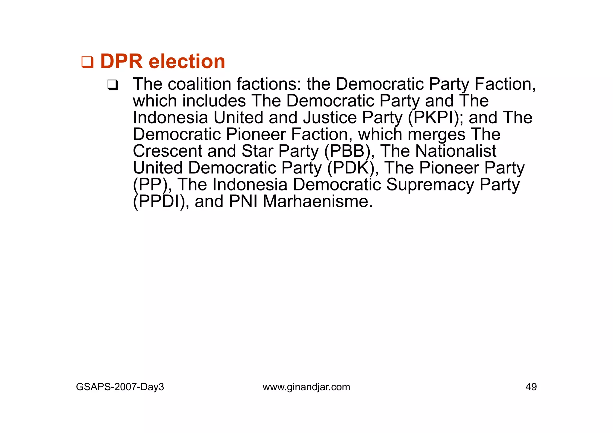 Day 3: Presentation of Individual Mid-term Paper