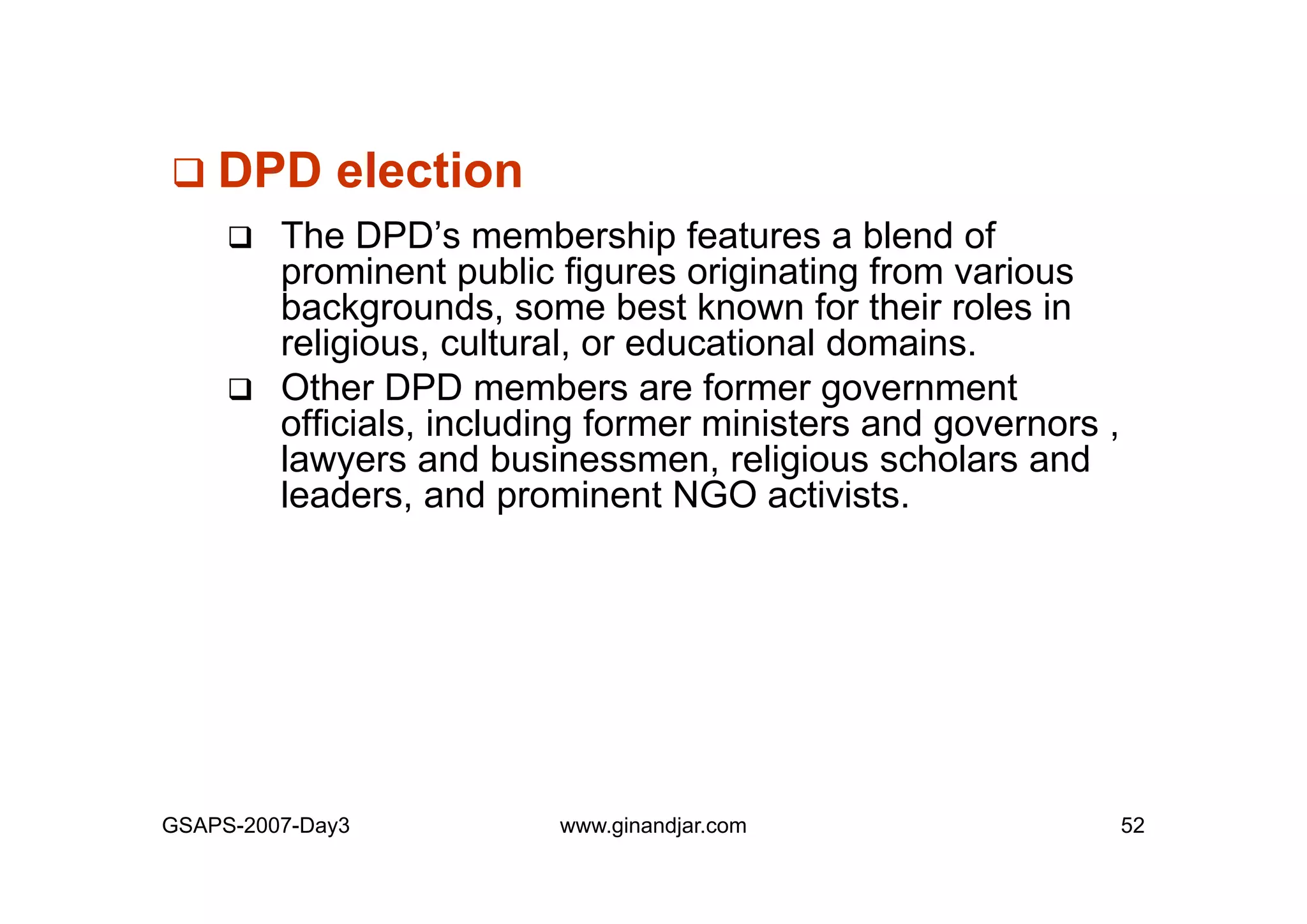 Day 3: Presentation of Individual Mid-term Paper