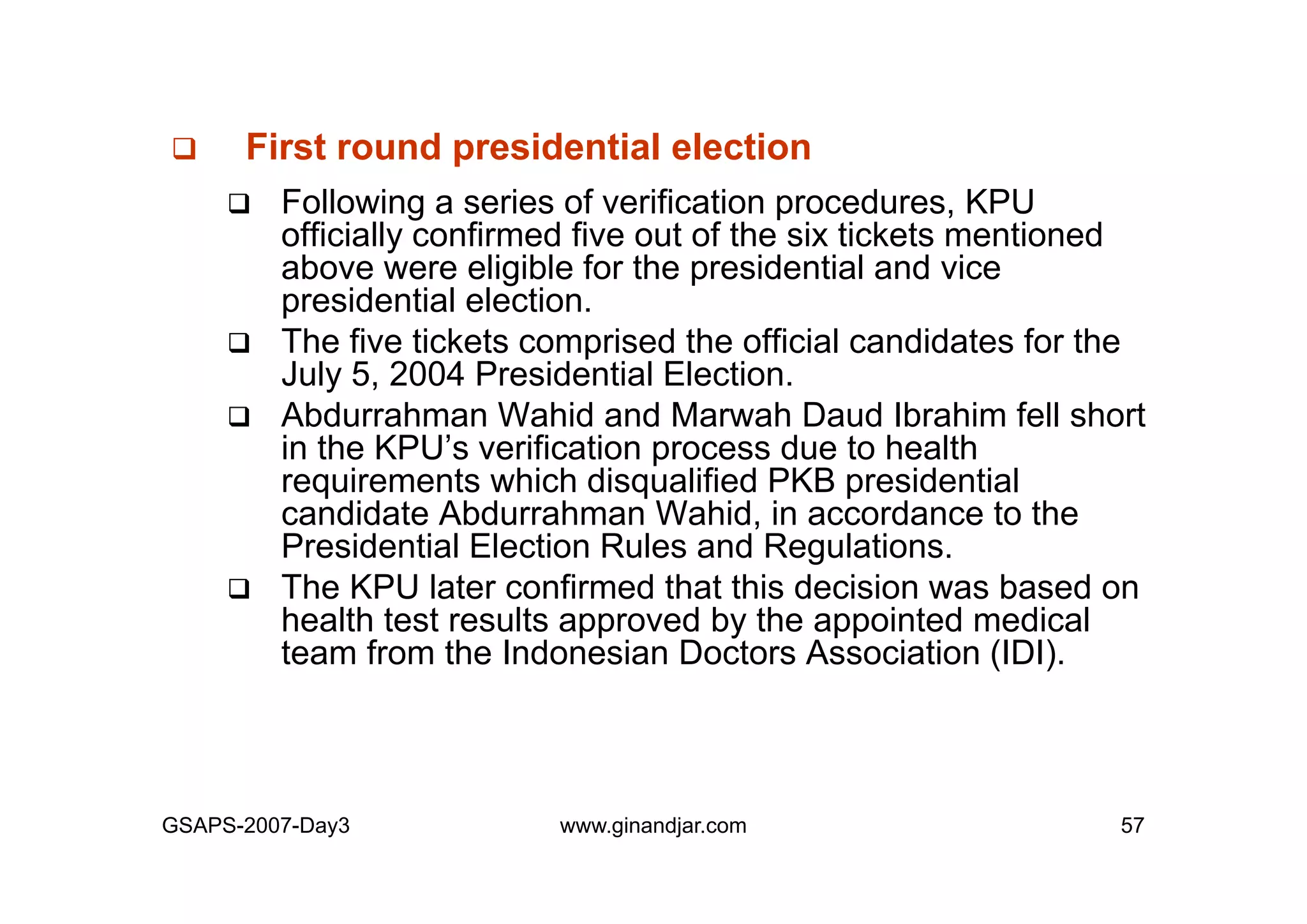 Day 3: Presentation of Individual Mid-term Paper