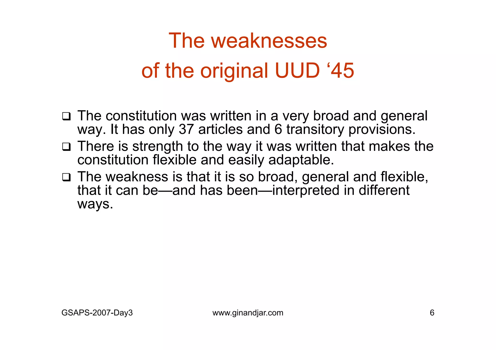 Day 3: Presentation of Individual Mid-term Paper