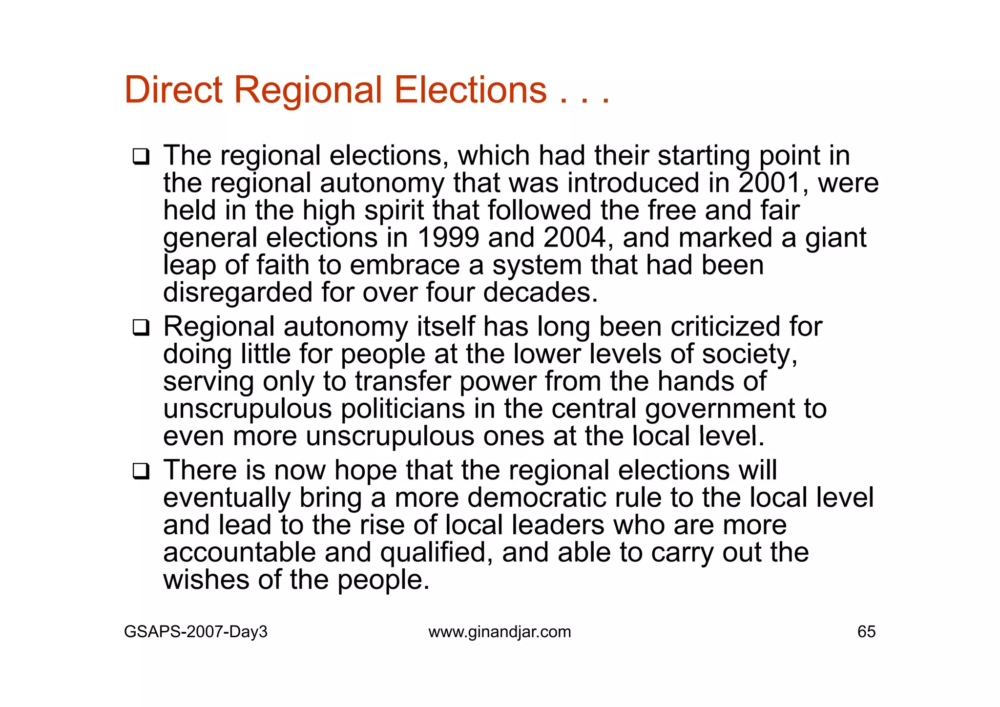 Day 3: Presentation of Individual Mid-term Paper