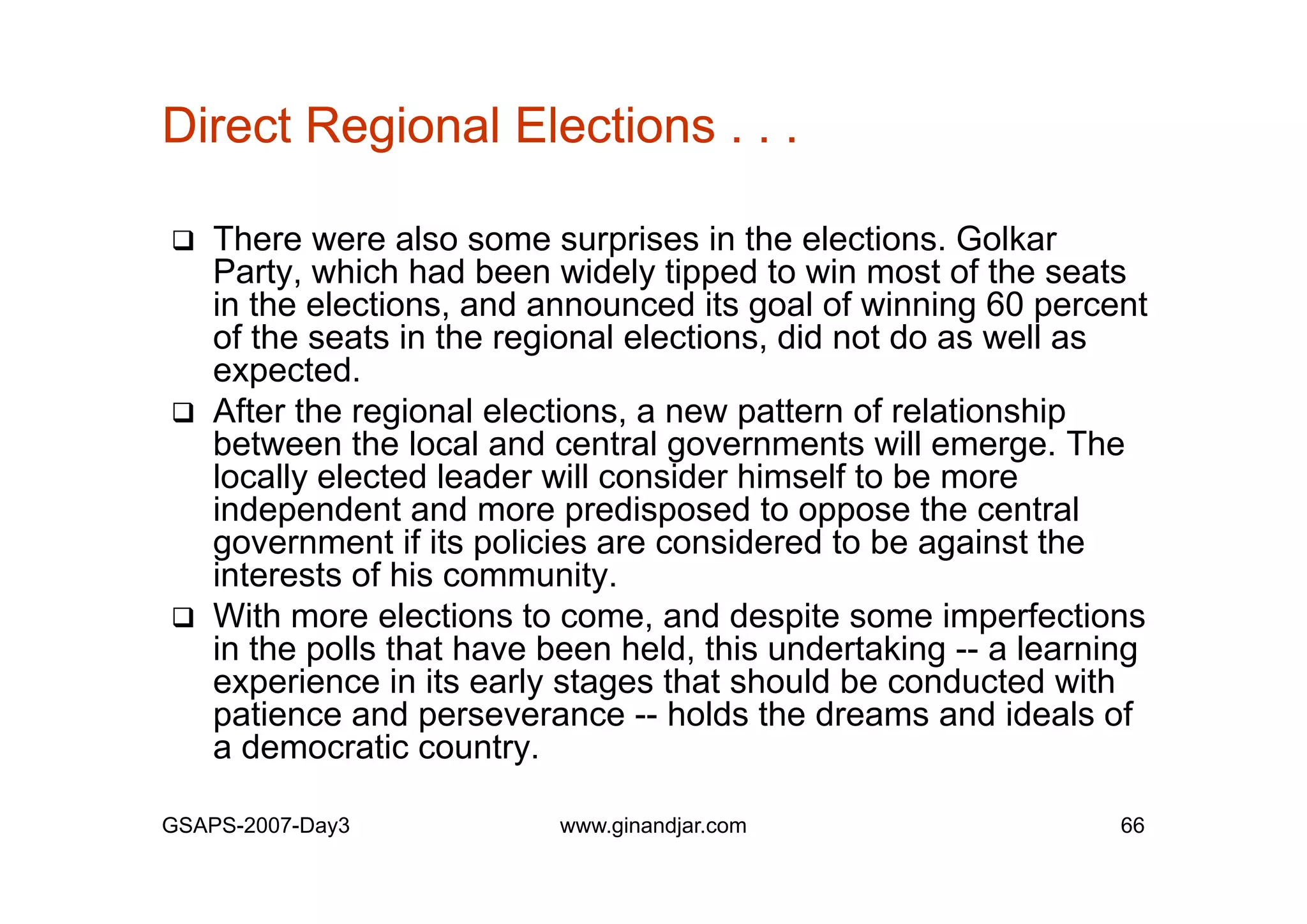 Day 3: Presentation of Individual Mid-term Paper