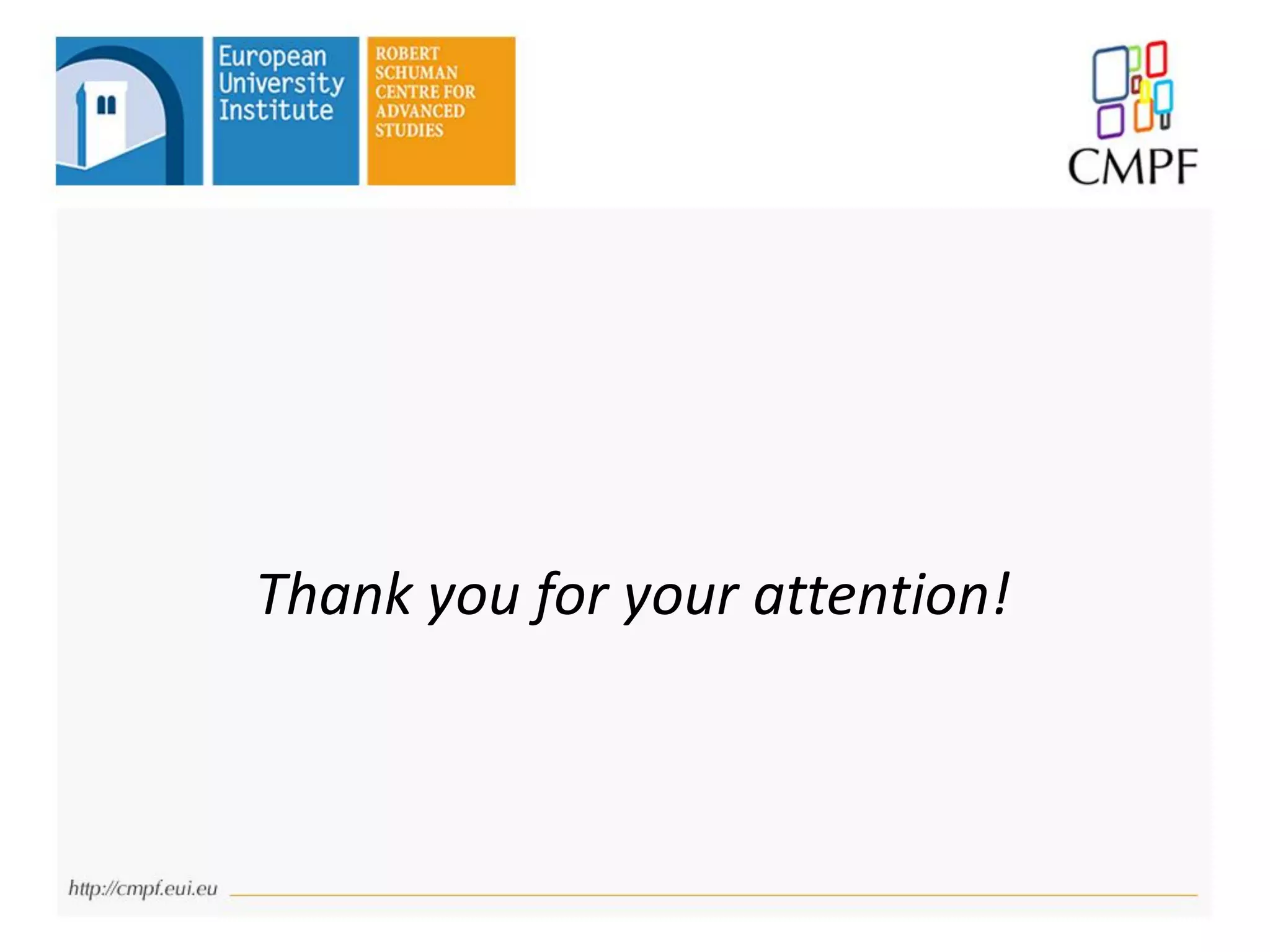 Thank you for your attention!
 