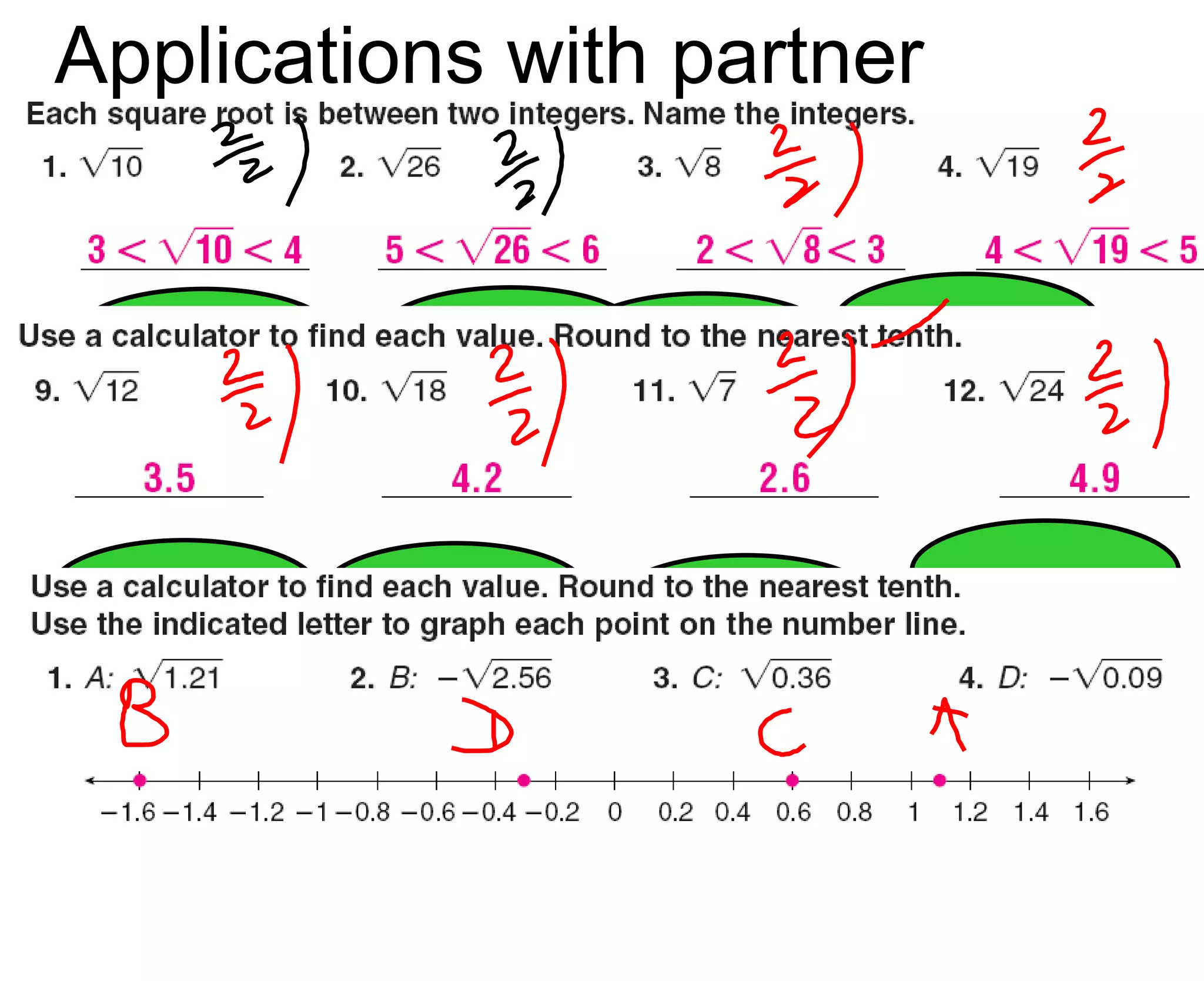 Applications with partner
