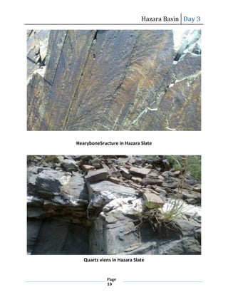 Hazara Basin Day 3
Page
10
HearyboneSructure in Hazara Slate
Quartz viens in Hazara Slate
 
