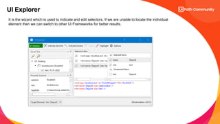 RPA Developer Kickstarter | Day 3: UI Automation and UiPath Selectors ...