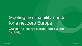 woodmac.comTrusted intelligence woodmac.comTrusted intelligence
Meeting the flexibility needs
for a net zero Europe
Outlook for energy storage and system
flexibility
 