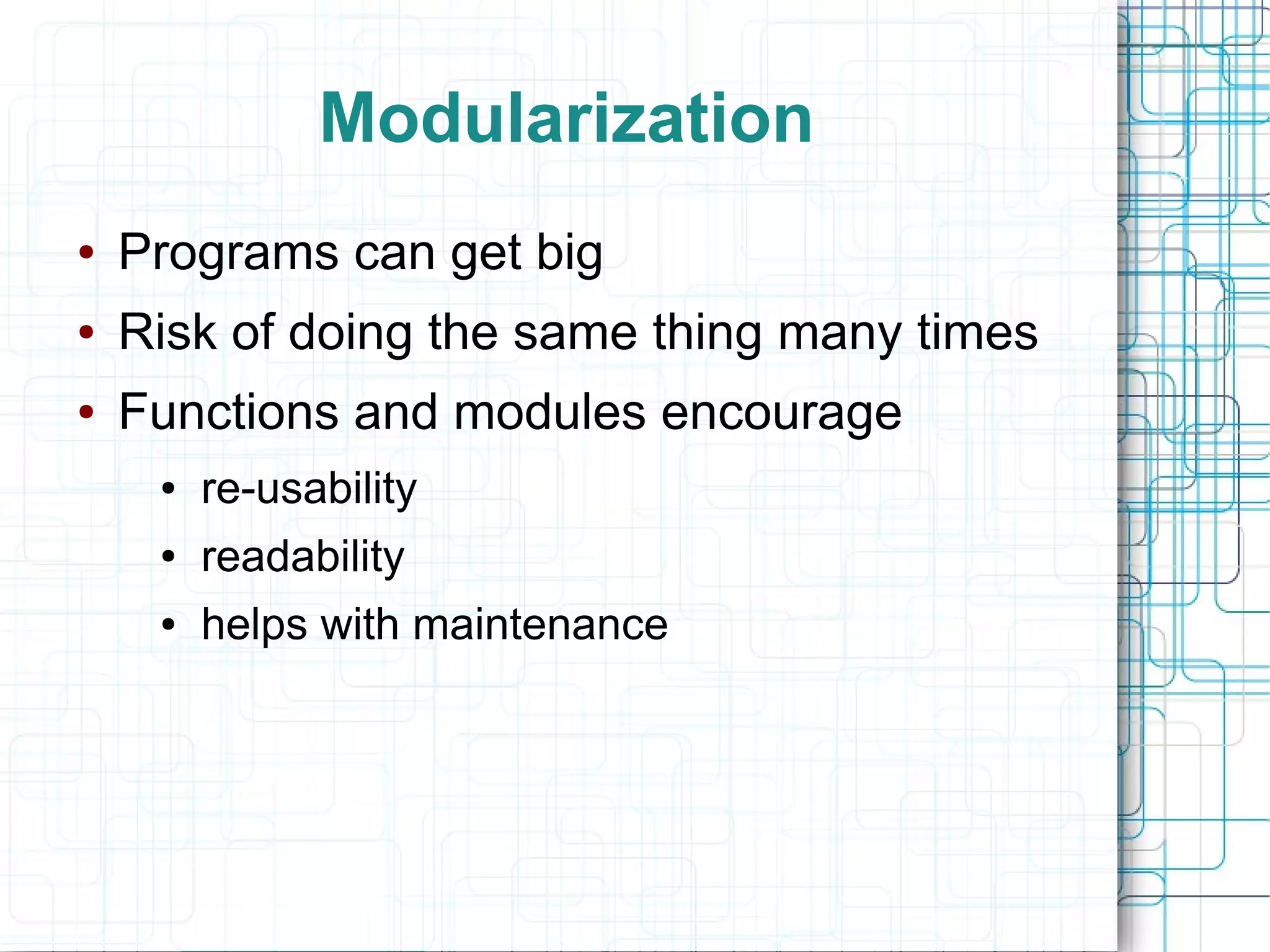 Functions and modules in python | PDF | Programming Languages | Computing