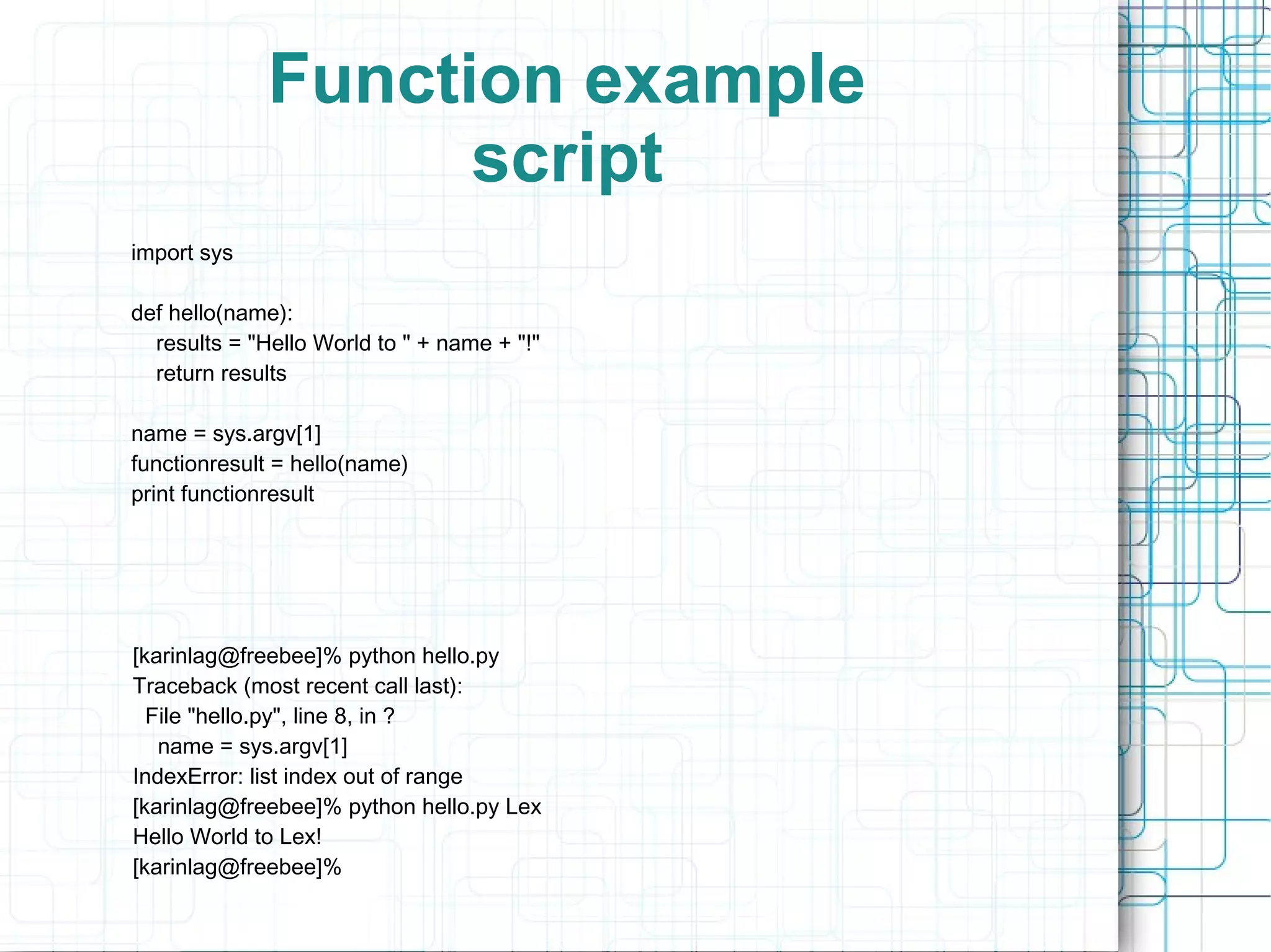 Functions and modules in python | PDF | Programming Languages | Computing