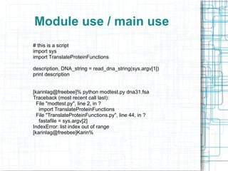 Functions and modules in python | PPT
