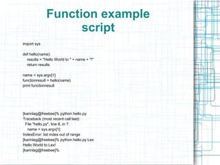 Functions and modules in python | PPT