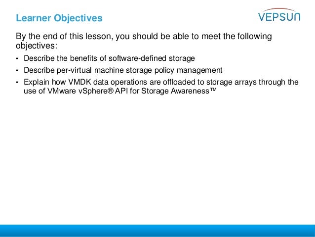 VMware vSphere 6.0 Troubleshooting Training Day 4