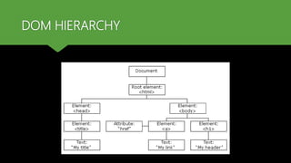 DOM HIERARCHY
 
