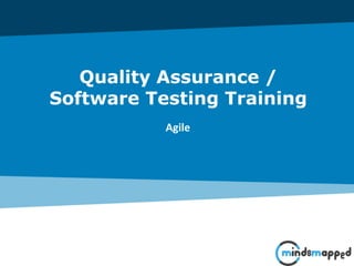 Page 1Classification: Restricted
Quality Assurance /
Software Testing Training
Agile
 