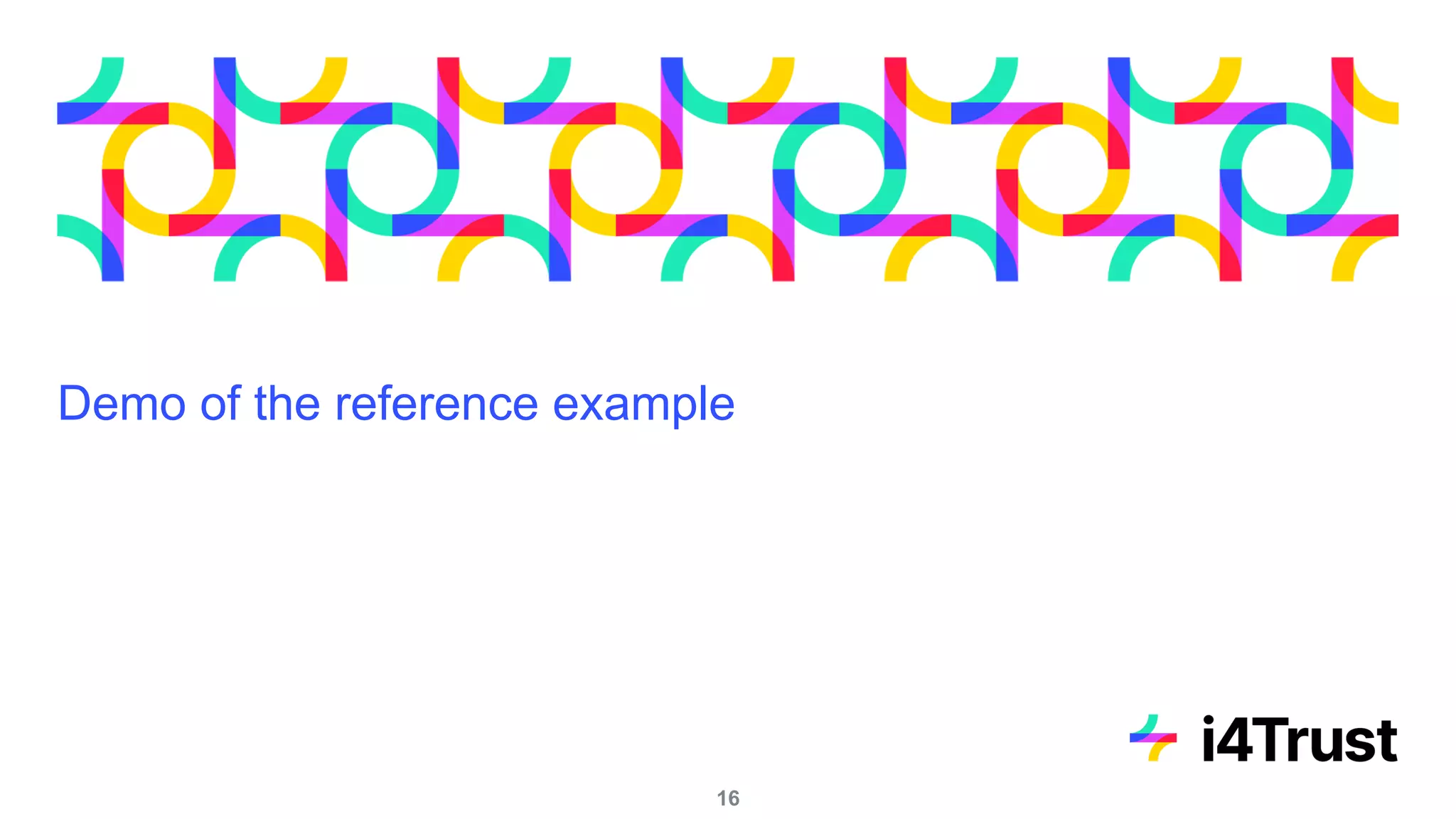 Demo of the reference example
16
 