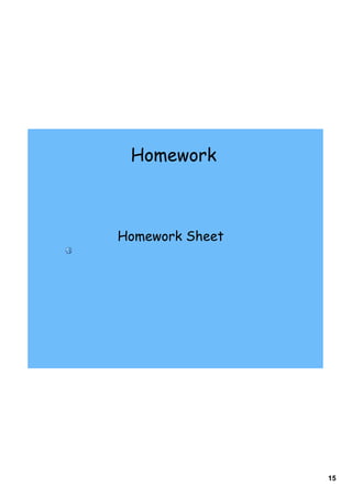 Homework



Homework Sheet




                 15
 
