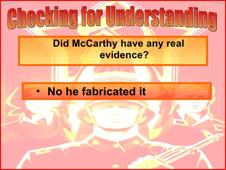 understanding the red scare The new red scare and mccarthyism facts about senator joe mccarthy and mccarthyism for kids taking into account the red scare and the anti-communist hysteria that was sweeping the nation it makes it easy to understand why a strong anti-communist politician such as joseph mccarthy would. understanding the red scare The new red scare and mccarthyism facts about senator joe mccarthy and mccarthyism for kids taking into account the red scare and the anti-communist hysteria that was sweeping the nation it makes it easy to understand why a strong anti-communist politician such as joseph mccarthy would.