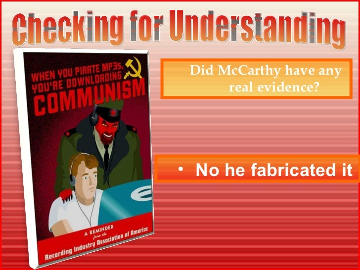 understanding the red scare The new red scare and mccarthyism facts about senator joe mccarthy and mccarthyism for kids taking into account the red scare and the anti-communist hysteria that was sweeping the nation it makes it easy to understand why a strong anti-communist politician such as joseph mccarthy would. understanding the red scare The new red scare and mccarthyism facts about senator joe mccarthy and mccarthyism for kids taking into account the red scare and the anti-communist hysteria that was sweeping the nation it makes it easy to understand why a strong anti-communist politician such as joseph mccarthy would.