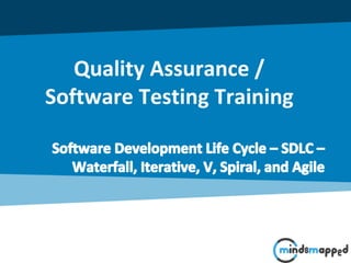 Quality Assurance /
Software Testing Training
 