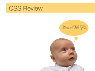 CSS Review
 Self Awareness
  Developing
 