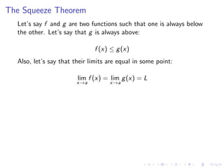 Bit Squeeze Function Example Day 5 of the Intuitive Online Calculus Course: The Squeeze Theorem | PDF