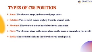Mastering CSS Positioning in Full Stack Development: 30 Days Challenge ...