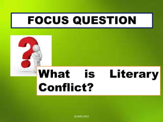 DEFINING LITERARY CONFLICT (GRADE 10) | PPTX