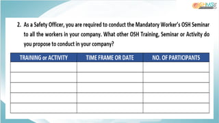 Day 5 - Workplace Emergency Preparedness, ECP, OSH Legislations, OSH Program(1).pdf