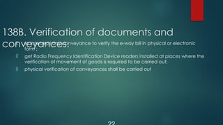 Goods and services tax e way bill and its requirements | PPTX