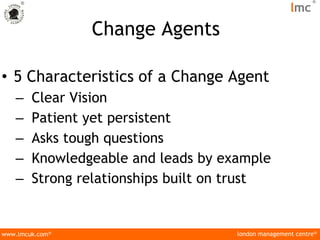 Leading and Managing Change in Your Business