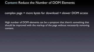 High Performance Ajax Applications