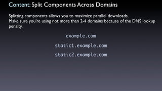 High Performance Ajax Applications