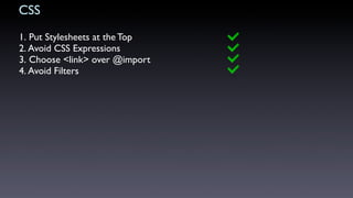 High Performance Ajax Applications
