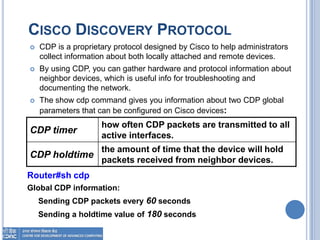 Manage CISCO IOS | PPTX