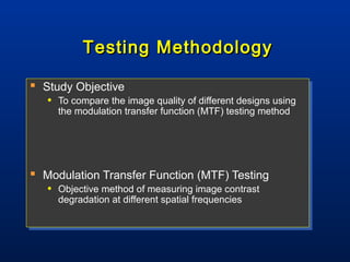 modulation transfer function (MTF) | PPT
