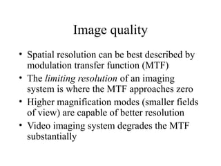 modulation transfer function (MTF) | PPT