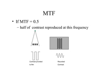 modulation transfer function (MTF) | PPT