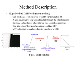 modulation transfer function (MTF) | PPT