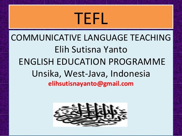 Communicative language teaching essay