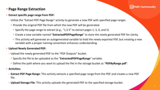 UiPath Studio Web workshop series - Day 6 | PPTX