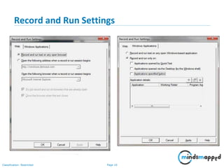 Quick Test Professional (QTP/UFT) | PPSX