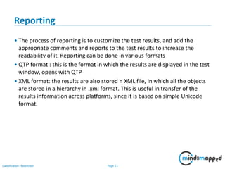 Quick Test Professional (QTP/UFT) | PPSX