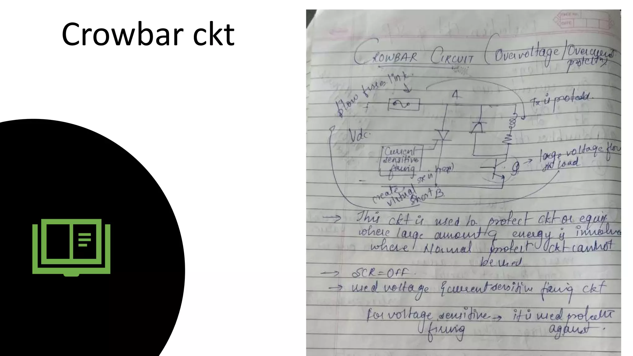 Scr Battery Protection PROTECTION CIRCUIT OF SCR | PPTX