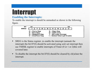 AVR_Course_Day7 timers counters and interrupt programming | PDF